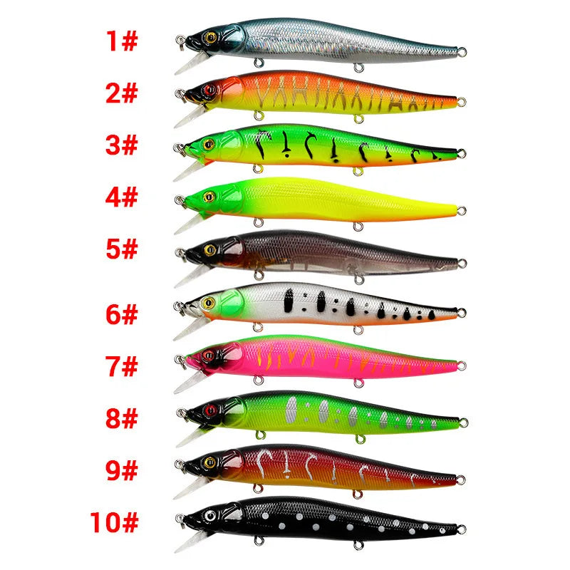 4.5in Sinking Minnow Crankbait Hard Bait – Pike & Carp Lure Nova Fishing & Outdoors