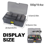 Nova 411-Piece Lure Kit – Complete Tackle Box for Trout, Pike & Bass