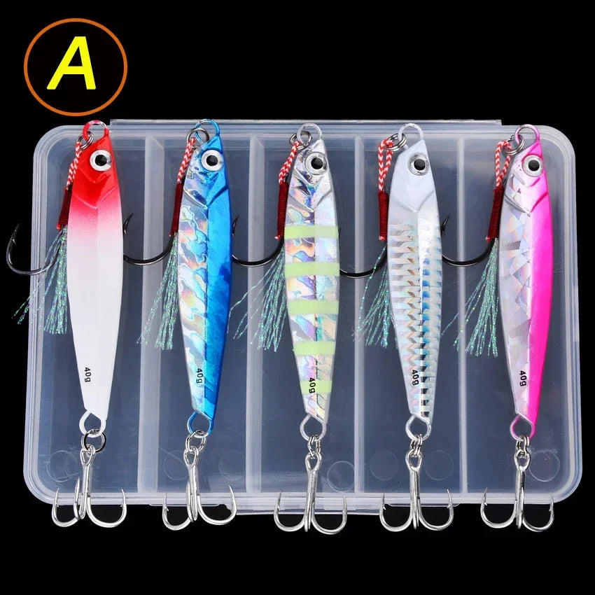 5pcs Nova Pro-Series Versatile Metal Casting Jigs | Bass, Pike & Walleye A Nova Fishing & Outdoors