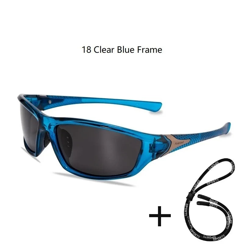 Nova Sport Polarized Sunglasses for Men and Women Driving Hiking Marine Fishing Glasses 18 Clear Blue Frame Nova Fishing & Outdoors