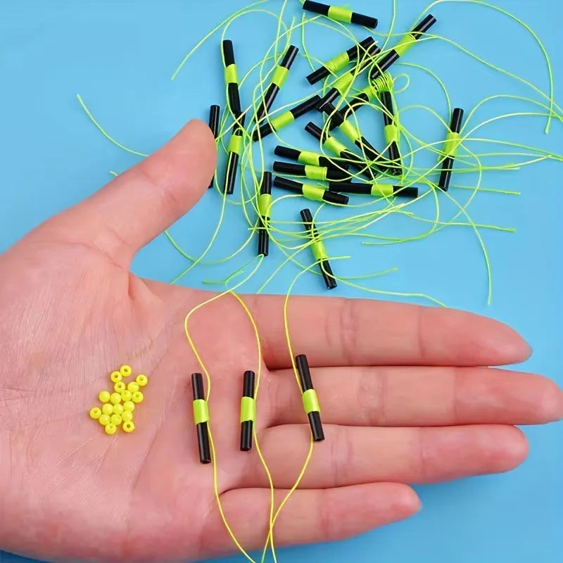 Nova Bobber Stops & Beads Kit – Slip Knot Stoppers for Float Fishing (50/100pc)