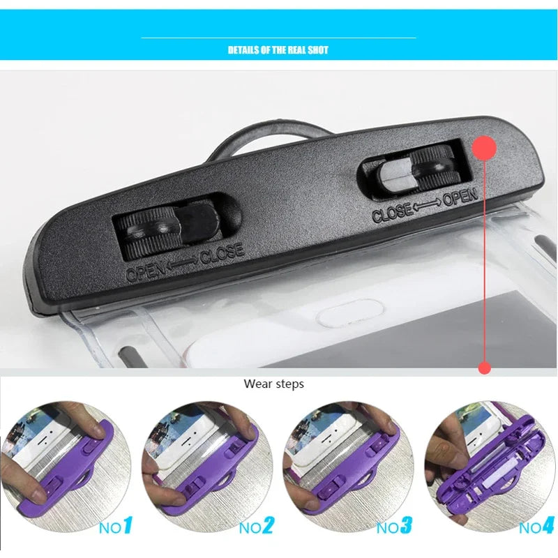 Floating Waterproof Phone Pouch with Touchscreen & Airbag Nova Fishing & Outdoors