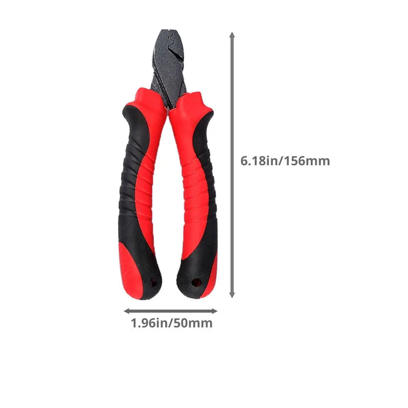 Nova Fishing Crimping Pliers – Drop-Forged Single-Barrel Sleeve Crimp Tool