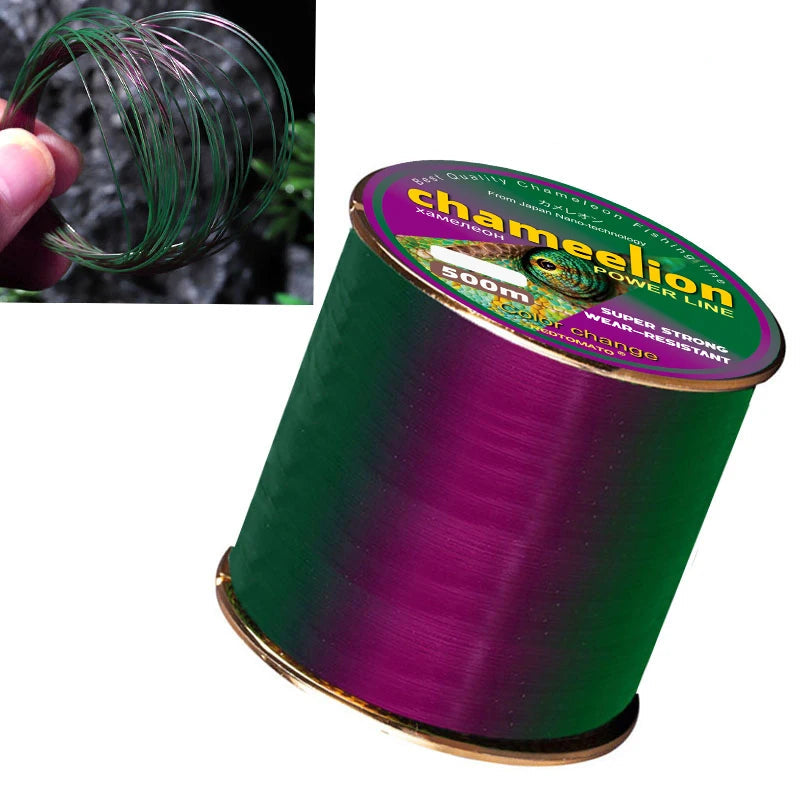 Nova Fishing Chameleon Series - Fluorocarbon Coated Monofilament | Color-Changing Stealth Line Nova Fishing & Outdoors