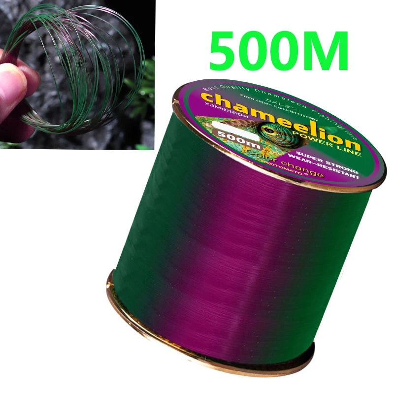 Nova Fishing Chameleon Series - Fluorocarbon Coated Monofilament | Color-Changing Stealth Line Nova Fishing & Outdoors