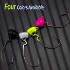 Nova Ned Rig Jig Heads – Weedless Swinging EWG Heads for Crappie & Bass (3/5-Pack)