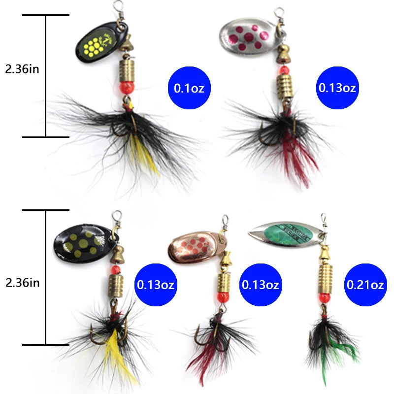 Nova 10-Piece Metal Spinner & Spoon Lure Kit Nova Fishing & Outdoors