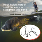 Nova Treble Hook Value Set – Strong Sharp Round Bend Lure Hooks, Saltwater & Freshwater (50/130pc)