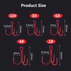 Nova Treble Hook Box – Barbed Carbon Steel Trebles for Lures & Sea Fishing (50pc)