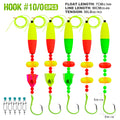 Nova Catfish Float Rigs – Pre-Tied Rattle Rigs with 6/0-10/0 Circle Hooks (5-Pack)
