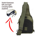Nova Tactical Sling Shoulder Bag Waterproof Crossbody Backpack for Fishing Camping Everyday Carry