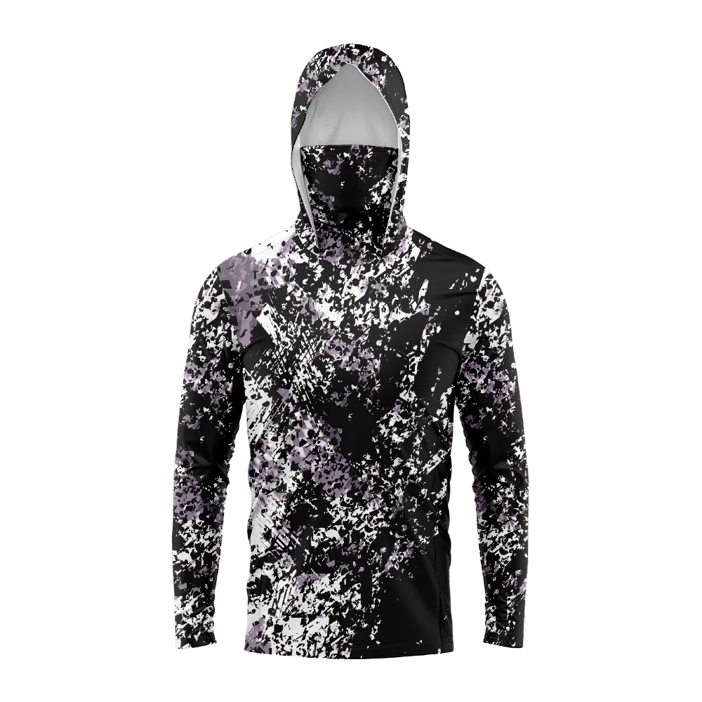 Men's UPF 50+ Sun Protection Long Sleeve Fishing Hoodie | Performance Breathable Fishing Apparel Style 1 Nova Fishing & Outdoors