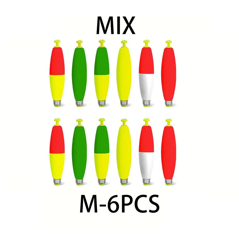 Nova Weighted Snap-On Corks – EVA Foam Peg Floats for Crappie & Panfish (12-Pack) M MIX Nova Fishing & Outdoors