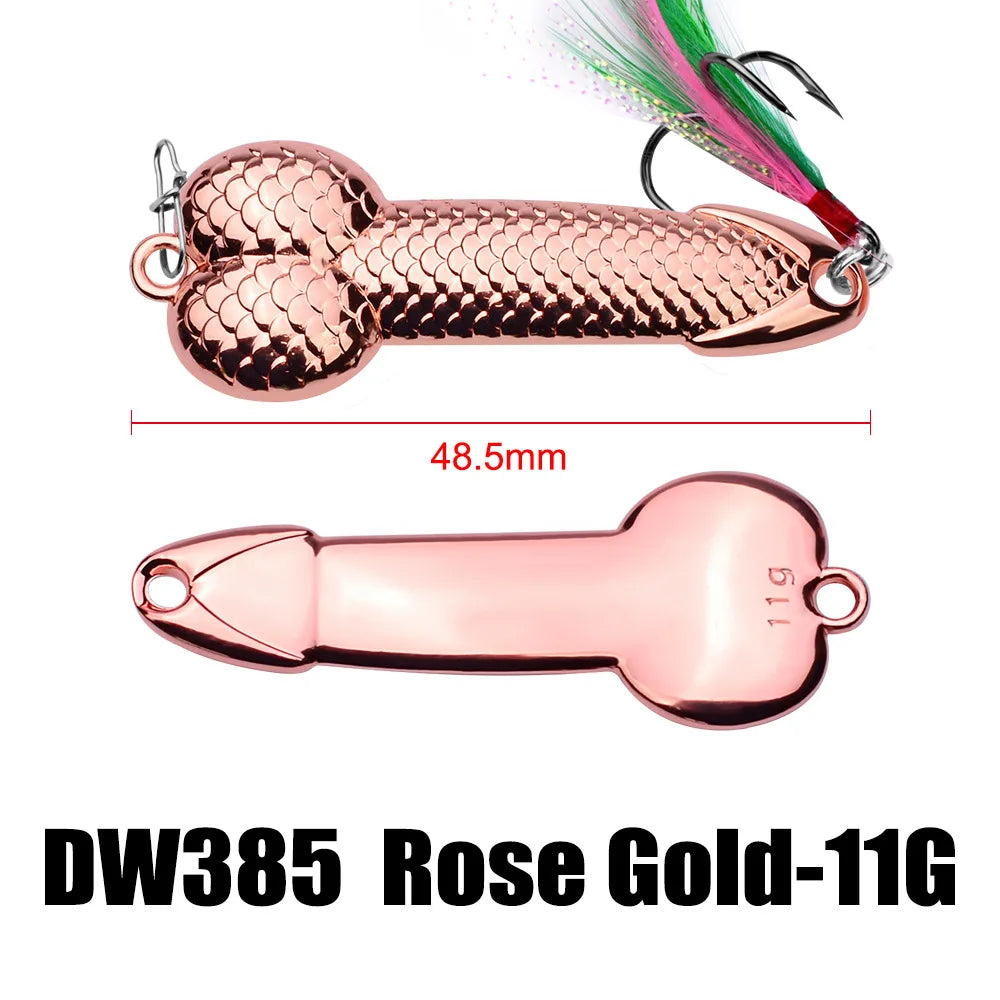 The "Ultimate Icebreaker" Blade Lure 11g Rosegold Nova Fishing & Outdoors