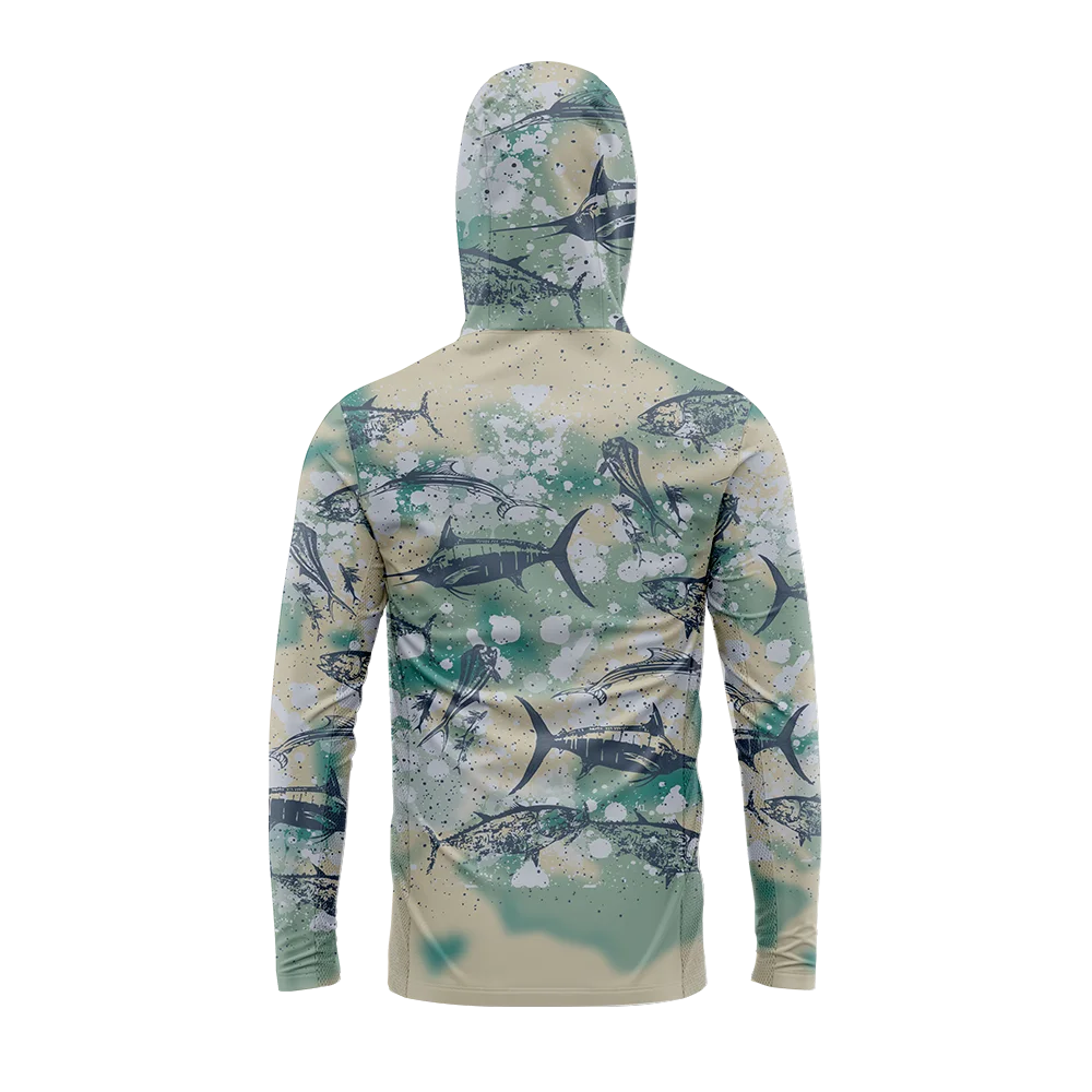 Men's UV Protection Long Sleeve Performance Fishing Hoodie Nova Fishing & Outdoors