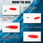 Nova Peg Floats – High-Density Foam Catfish & Crappie Rig Floats (20-Pack)