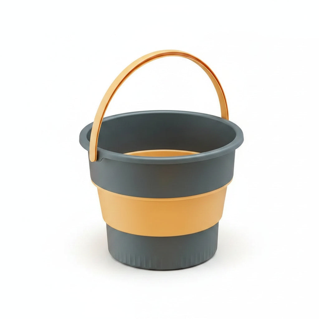 Collapsible Fishing Water Bucket – 5L, 10L & 17L Portable Folding Container Blue-10L Nova Fishing & Outdoors