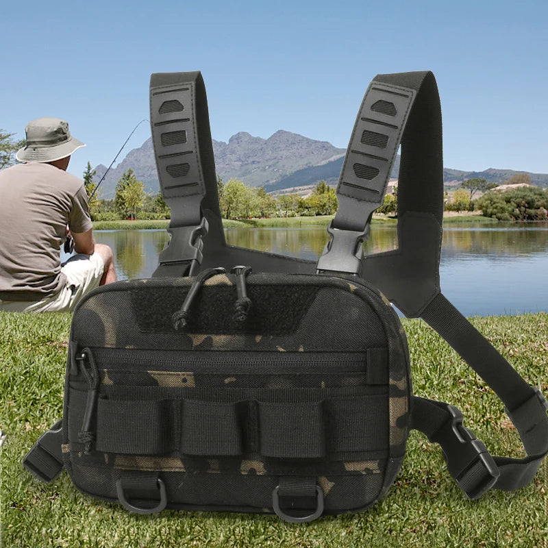 Nova Tactical Outdoor Chest Pack Wearable Fishing Rig and Utility Vest