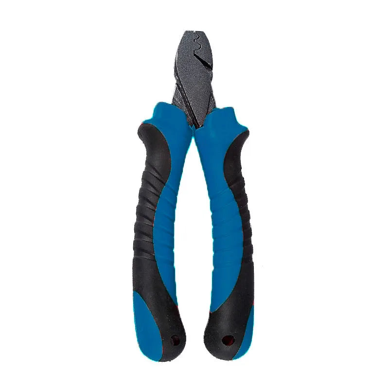 Nova Fishing Crimping Pliers – Drop-Forged Single-Barrel Sleeve Crimp Tool Blue Nova Fishing & Outdoors