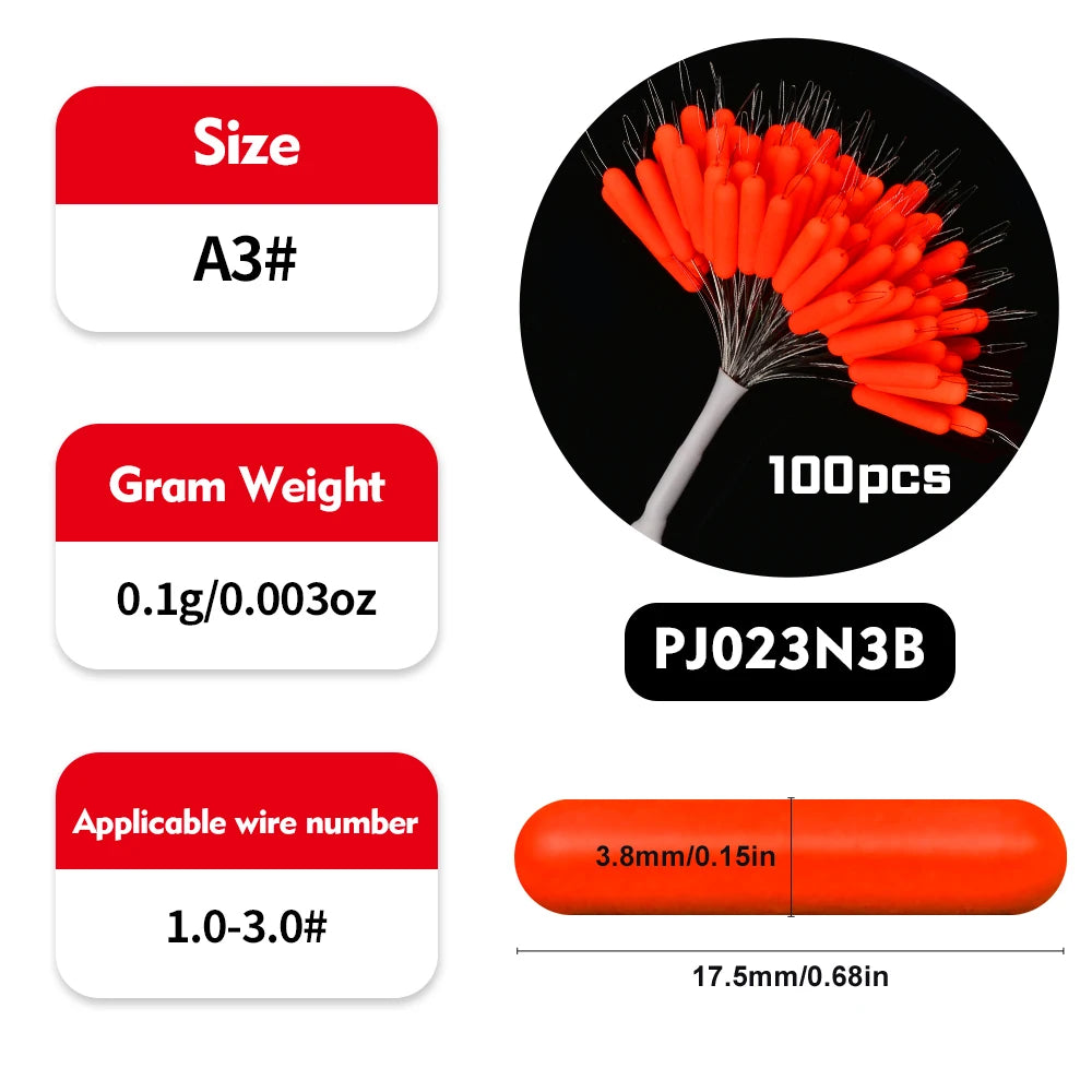 Nova Rubber Bobber Stoppers – Bulk Oval Float Stops for Slip Bobber Rigs (100pc) B 3 Nova Fishing & Outdoors