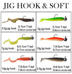 Jig Head Hook Assortment – 1g to 28g Weights for Soft Plastics Nova Fishing & Outdoors