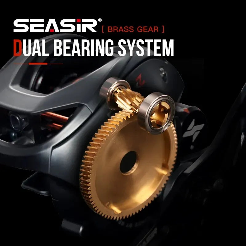High-Speed Baitcasting Reel – 7.3:1 Gear Ratio with Ceramic Hybrid Bearings Nova Fishing & Outdoors
