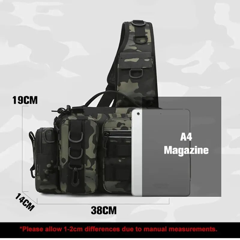 Nova Multi-Functional Fishing Tackle Backpack - Waterproof Sling Bag with Rod Holder & Gear Storage Nova Fishing & Outdoors