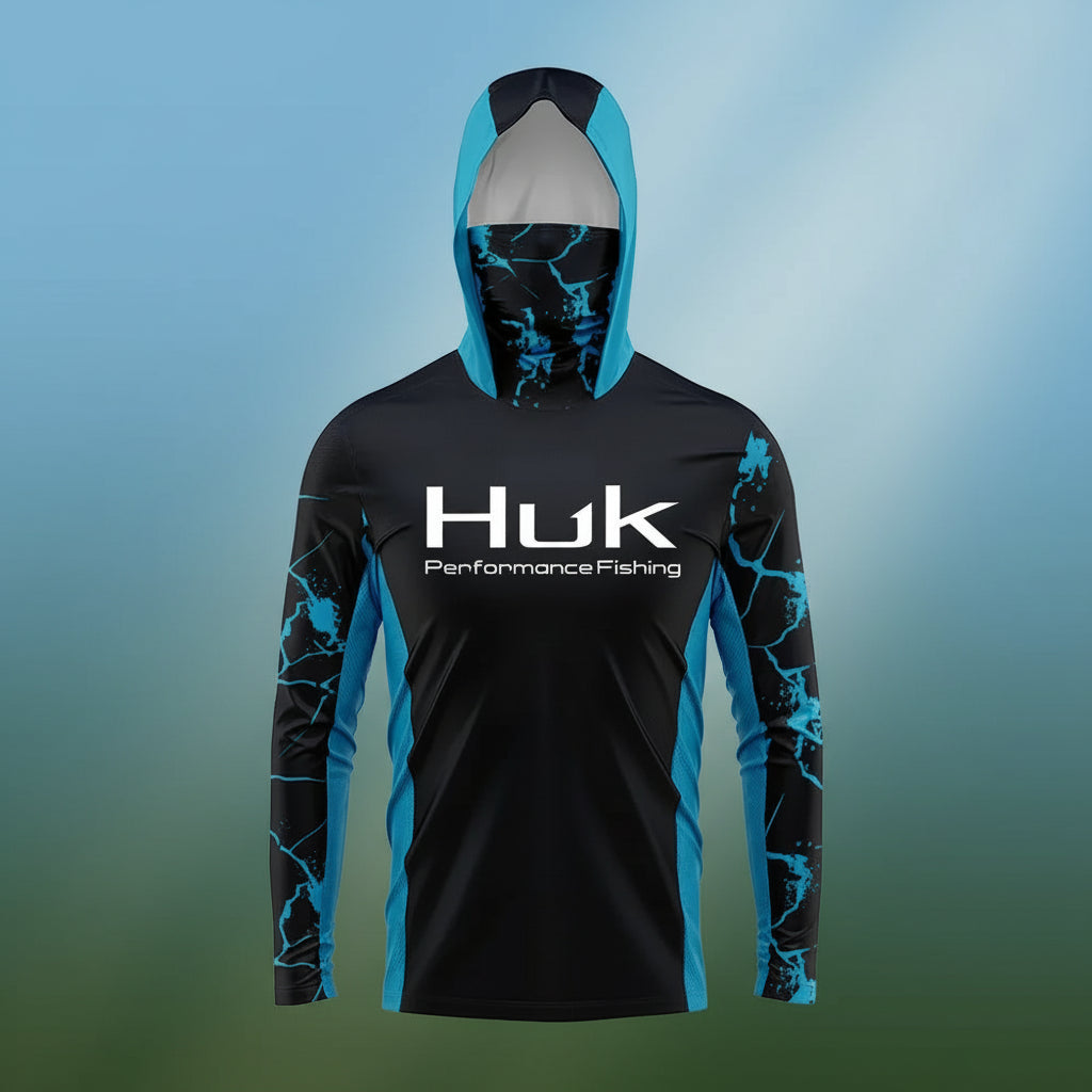 Nova Technical Angling Jersey Integrated Face Shield Full-Coverage UV Breathable Sportswear 04 Nova Fishing & Outdoors