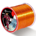 Nova 500M Japanese Nylon Fishing Line - Floating Monofilament for Bass & Topwater - High Strength Orange Nova Fishing & Outdoors