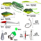 Nova Freshwater Fishing Starter Pack - Soft Plastics, Jigheads, and Rigging Hardware Box Combo