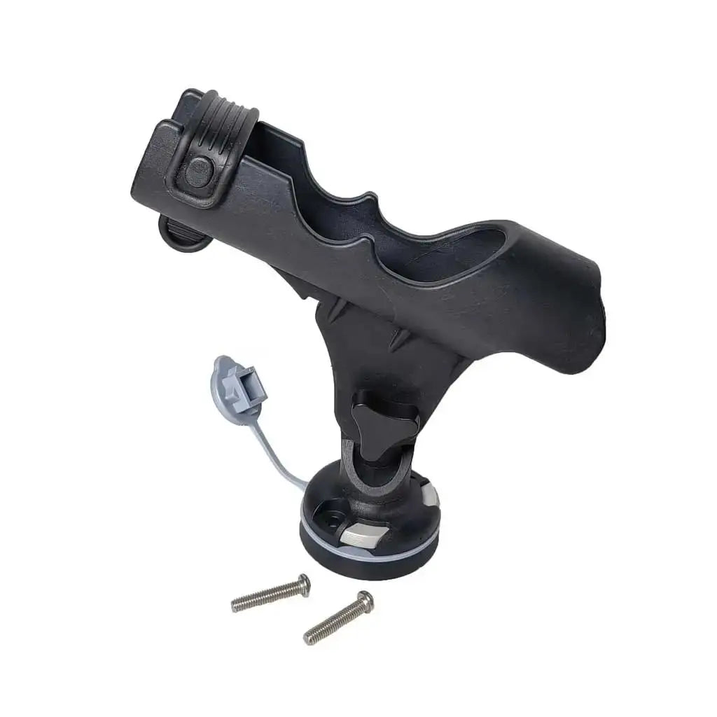 Fishing Rod Holder for Kayak Marine Boat PVC Inflatable Boat Hand Rail Dinghy Raft Boat Fishing Rod Holder on Sliding Rail Round Base Nova Fishing & Outdoors