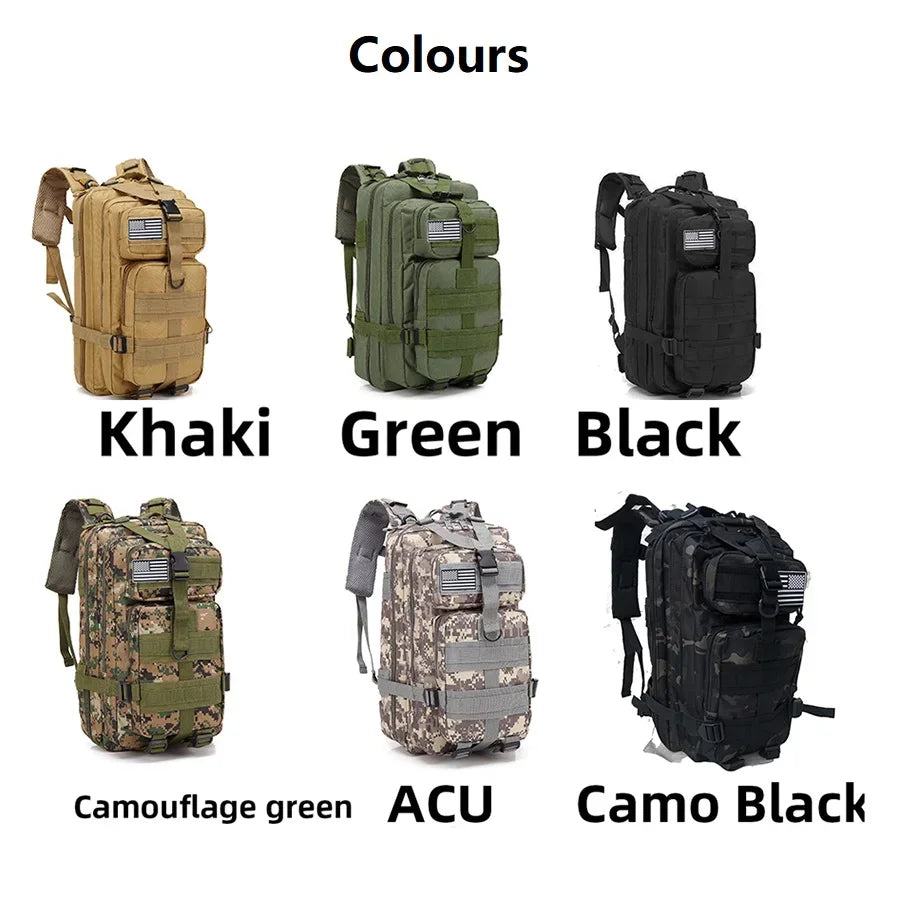Nova 25L Tactical Outdoor Rucksack Waterproof Sports Backpack for Camping Hiking Hunting