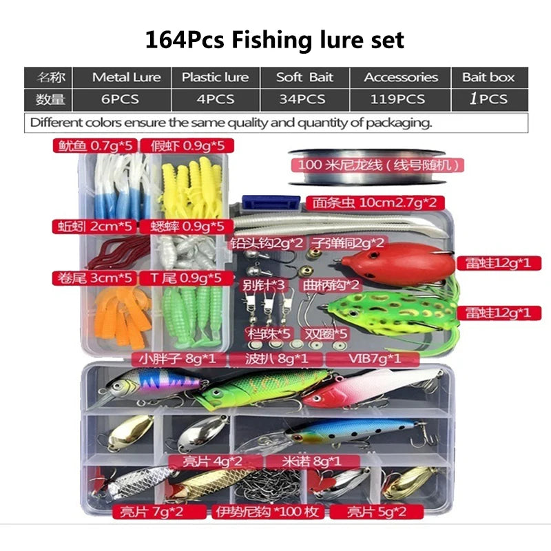 All-in-One 1.2M Telescopic Fishing Kit with Reel and Accessories Nova Fishing & Outdoors
