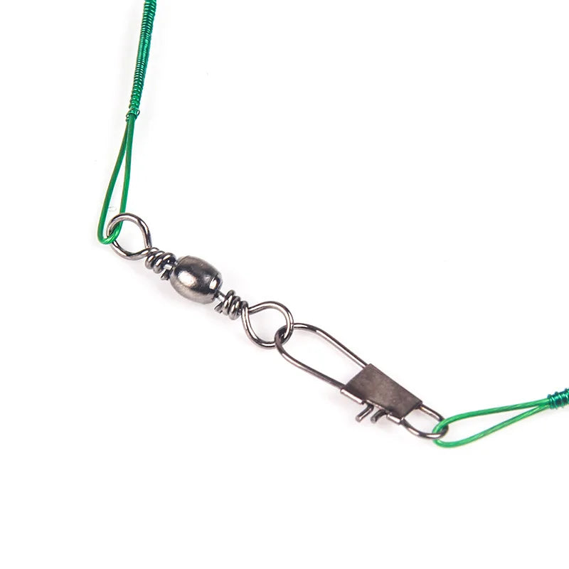 Anti-Bite Steel Fishing Wire Leaders with High-Speed Swivels Nova Fishing & Outdoors