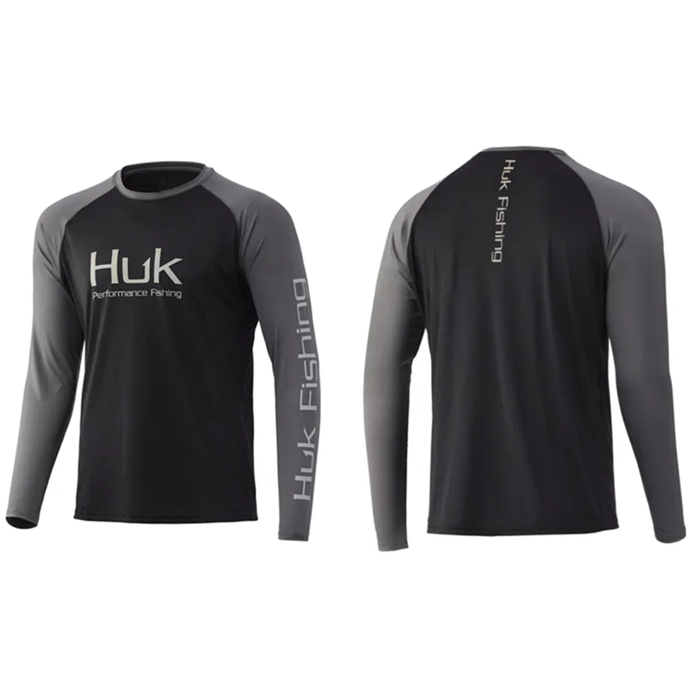 Nova Shield Tech Sun Protection Fishing Top - Long Sleeve Hoodless Jersey - Anti-Chafe Outdoor Apparel