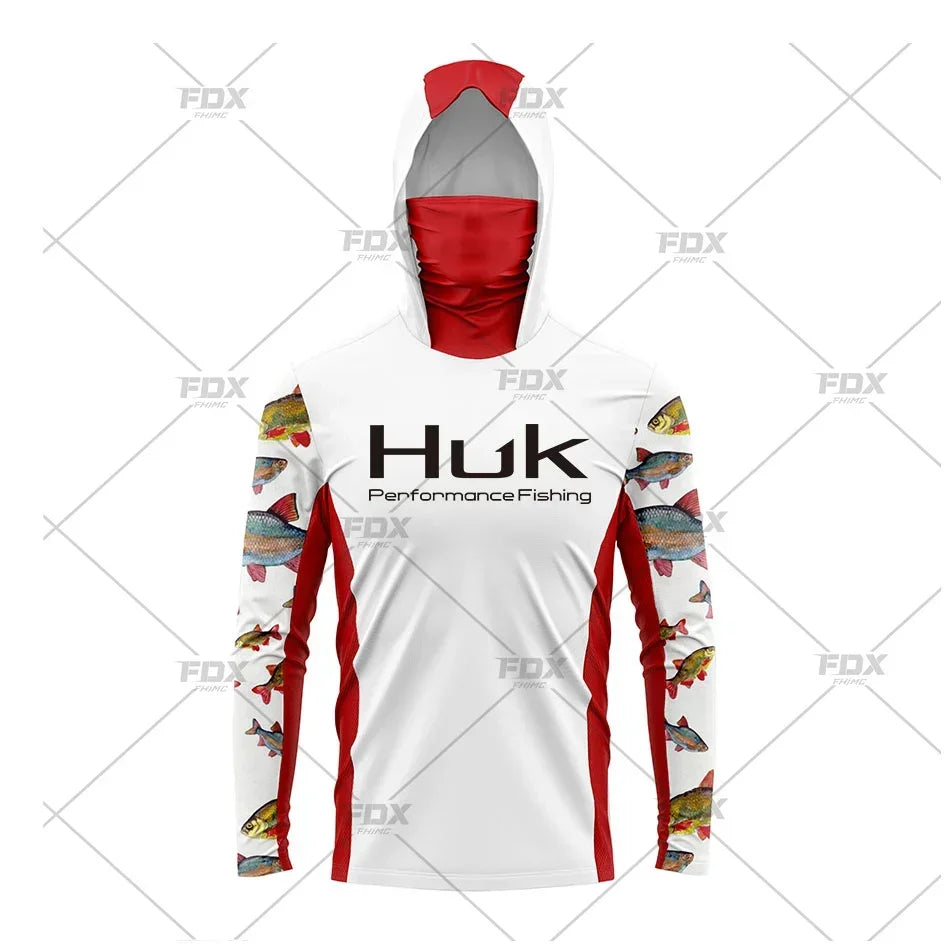 Nova Technical Angling Jersey Integrated Face Shield Full-Coverage UV Breathable Sportswear 07 Nova Fishing & Outdoors
