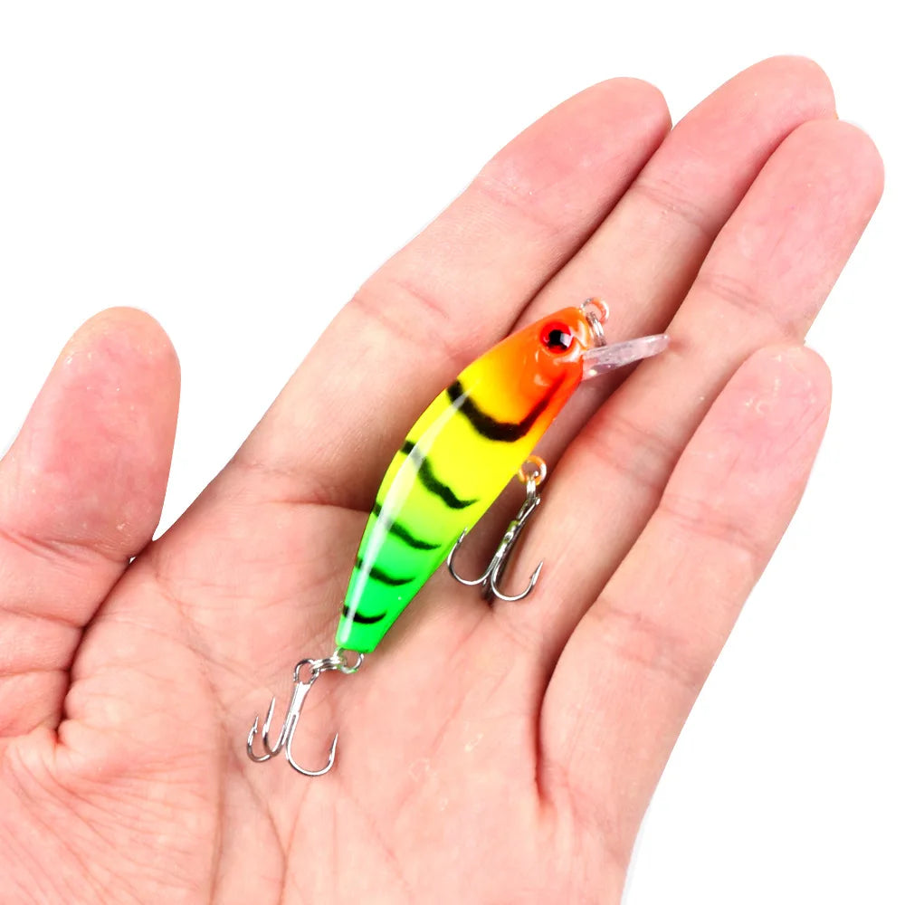 6.5g Sinking Minnow Hard Bait with Dual Treble Hooks Nova Fishing & Outdoors