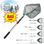 Nova Fishing Landing Net - Aluminum Alloy Telescoping Folding Mesh Net - Safe Fish Catching & Releasing