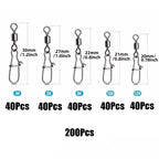 Nova Duo-Lock Snap Swivels – Rolling Bearing Connectors, Sizes 4-12# (50-200pc)
