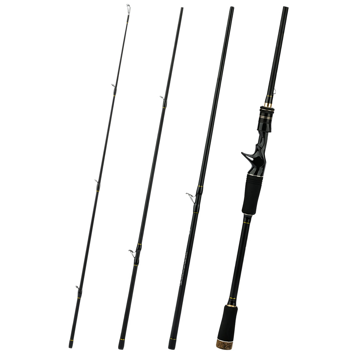 Compact Travel Spinning Rod – 5.9-7.9ft Carbon Fast Action, 4-21g Lure Weight Casting Nova Fishing & Outdoors