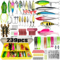 Multi-Piece Professional Fishing Lure Kit and Layered Tackle Box SMT-239B Nova Fishing & Outdoors