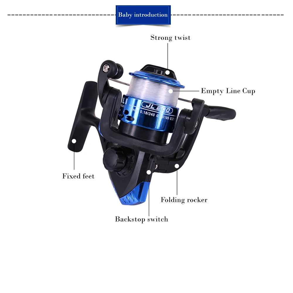 All-in-One 1.2M Telescopic Fishing Kit with Reel and Accessories Nova Fishing & Outdoors