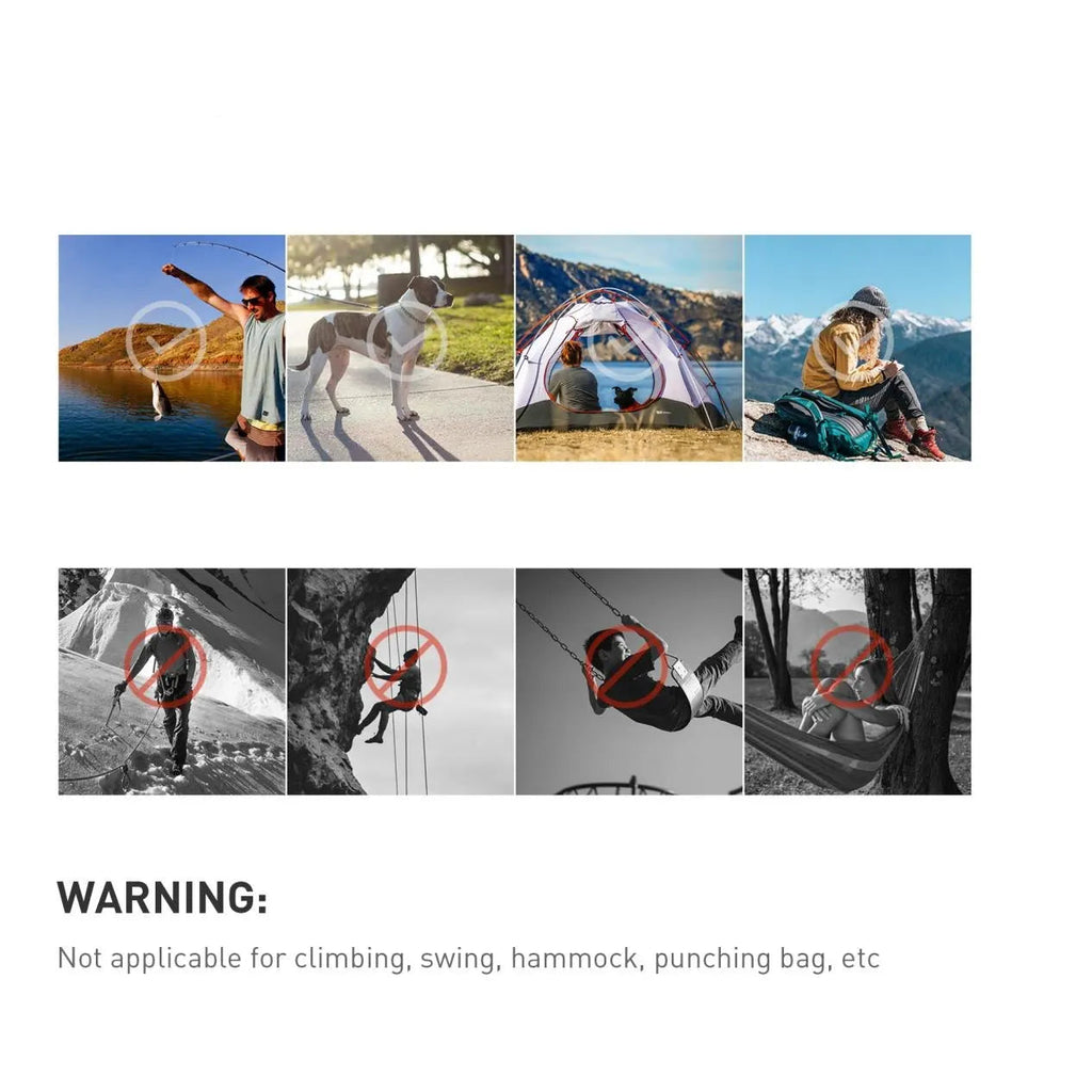 6-Piece Aluminum Carabiner Snap Clips – Secure Gear Connectors Nova Fishing & Outdoors