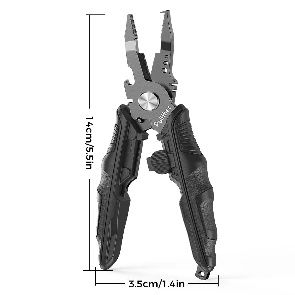 Multifunctional Stainless Steel Fishing Pliers and Line Scissor Tool No Clip Nova Fishing & Outdoors