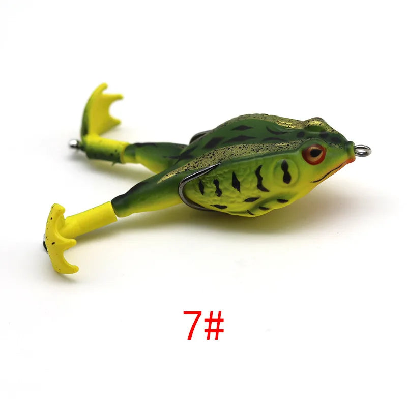 5-15 Piece Realistic Topwater Prop-Frog Lures Kit with Weedless Hooks 5-15 Pieces Nova Fishing & Outdoors