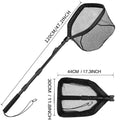 Nova Fishing Landing Net - Aluminum Alloy Telescoping Folding Mesh Net - Safe Fish Catching & Releasing
