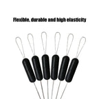 Nova Rubber Space Beans – Oval & Column Bobber Stops for Float Fishing (60pc)