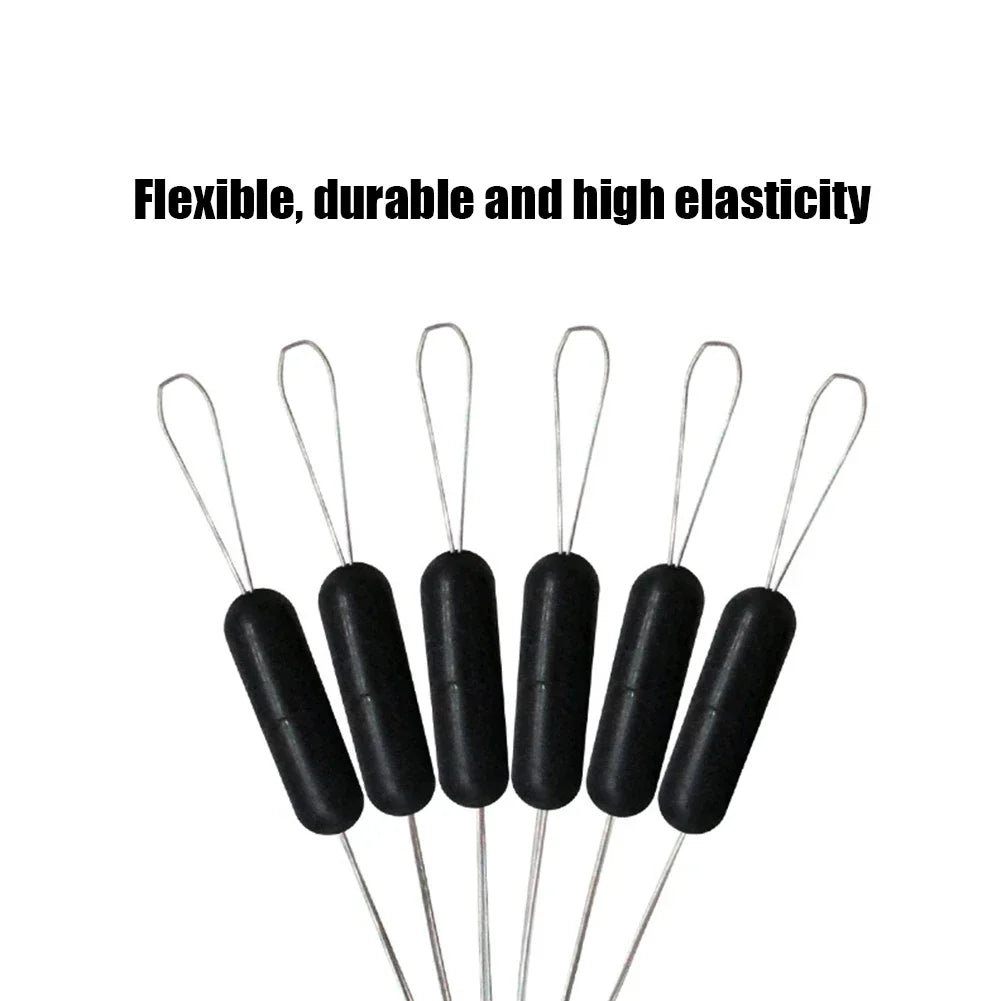 Nova Rubber Space Beans – Oval & Column Bobber Stops for Float Fishing (60pc)