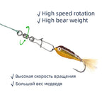 Nova Bearing Swivels with Snap – Bulk Stainless & Brass Lure Connectors (100pc)