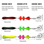 Nova Catfish Rigs – Pre-Tied Circle Hook Rigs with Float & Rattle Bead, 6/0-8/0